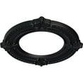 thumbnail image 3 of Ekena Millwork 11 1/8"OD x 6 1/8"ID x 5/8"P Benson Ceiling Medallion (Fits Canopies up to 6 1/8"), Hand-Painted Steel Gray, 3 of 7