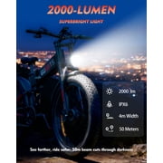 26 Fat Tire Folding Electric Bike for Adults, 3000W Peak Ebike, 48V 23Ah Battery, Dual Motor E-Bike, Up to 35MPH & 60 Miles Range, UL2849