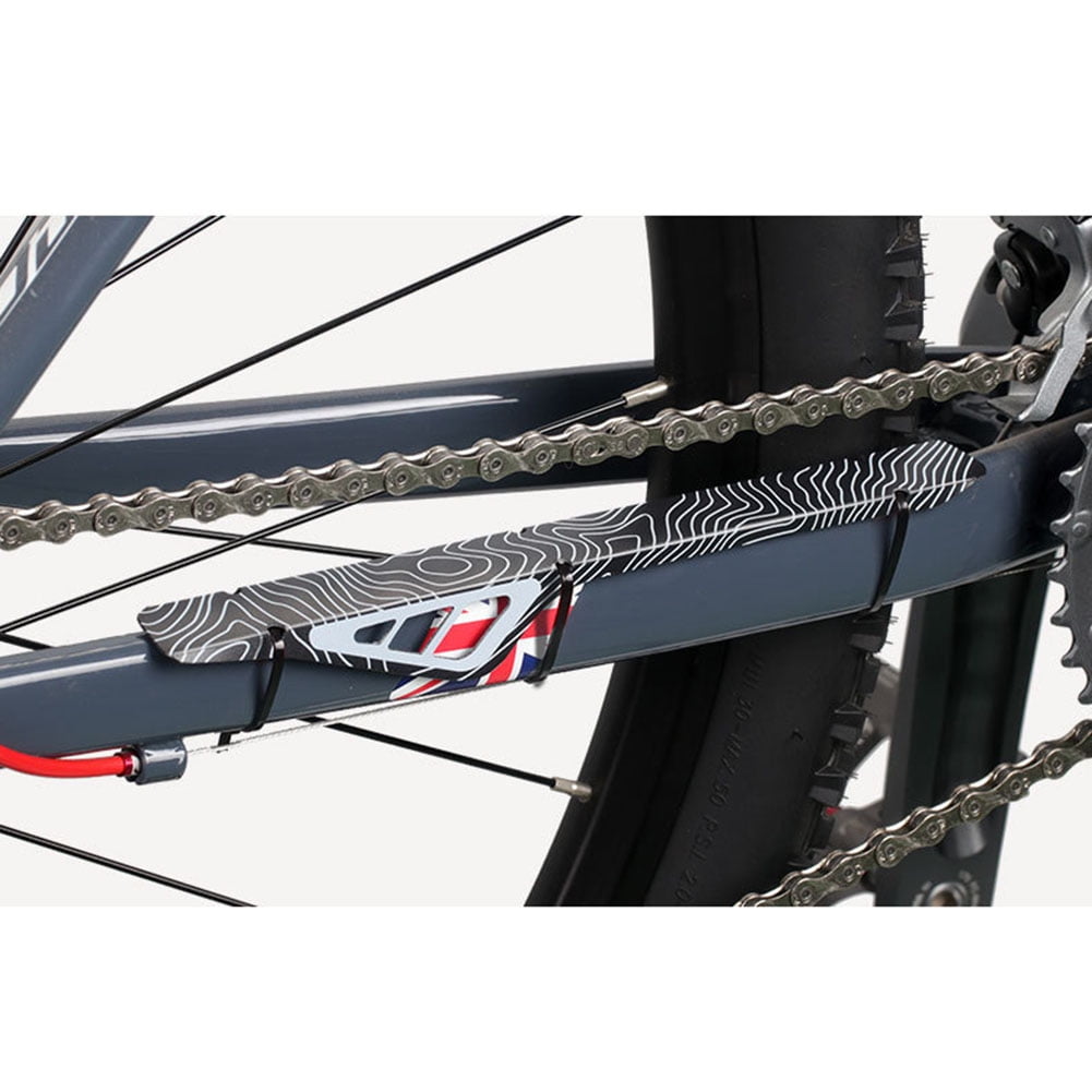 Cycling Bicycle Bike Frame Chain stay Protector Guard Plastic Pad Cover Wrap.