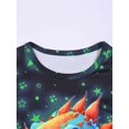 thumbnail image 3 of QEFJNO 3-12Y Kids Boys Pajamas Set 2 PCS Short Sleeve Top and Shorts Pants for Toddler Boys Dinosaur Pjs Summer, 3 of 8