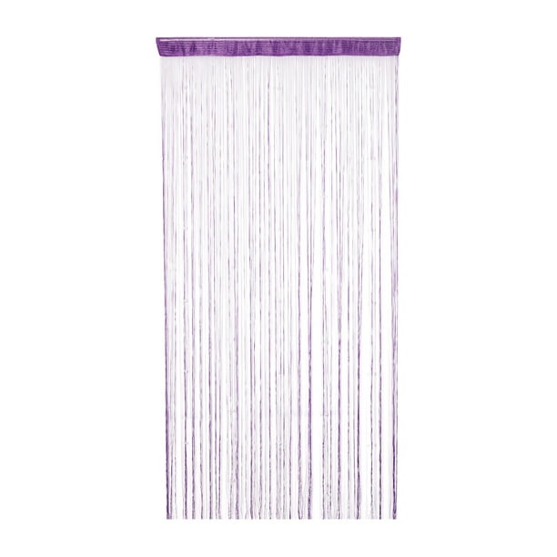 Drop Beaded String Curtains Room, Purple Beaded Door Curtains