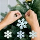 thumbnail image 1 of Copos De Nieve De Plástico Adornos de copos de nieve azules translúcidos, colgantes de cristal Rkxzt, 1 of 9