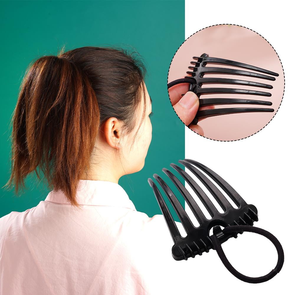 wnpxqnt Bandette Comb, Bandette Comb With Elastic Band,Ponytail