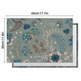 thumbnail image 6 of Flax Paisley Placemats Set of 4, Heat Resistant Wrinkle Free Linen Table Mats with Colorful Retro Bohemian Floral Pattern and Artistic Ethnic Mandala Geometric Design, 6 of 6