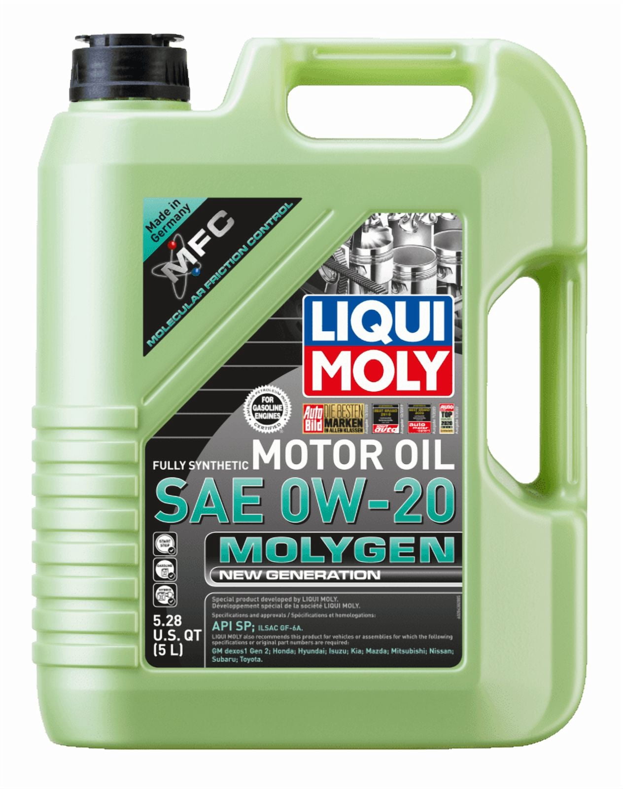 LIQUI MOLY 5L Molygen New Generation Motor Oil SAE 0W20