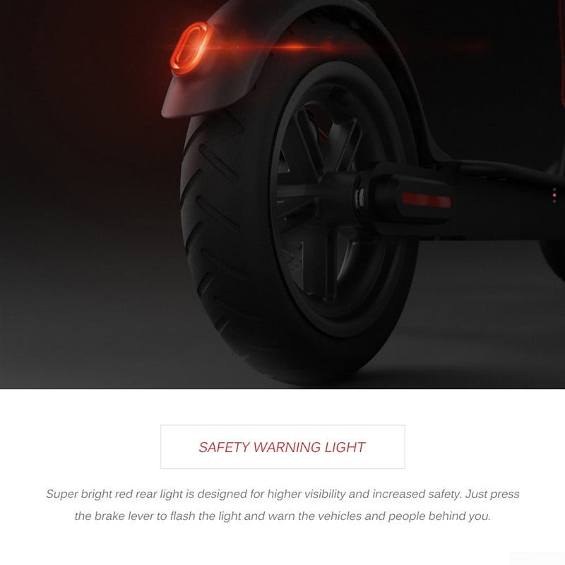 LED Taillight Rear-Light Safe For Xiaomi M365 Electric Scooter Replacement 