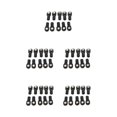 thumbnail image 3 of Tholdsy Paquete de 10 extremos de barra de acoplamiento RC Car Linkage Ball Heads Joint Link Holders Accesorios automotrices Reemplazo para Axial SCX10 B Type2 NO2 Tholdsy CBP163565, 3 of 6