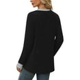 thumbnail image 4 of Gkeoshab Sweater Dress Women's Oversized Sweaters 2025 Fall Outfits Trendy Crewneck Knit Fashion Pullover Tops Black XXL, 4 of 6