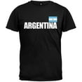 thumbnail image 2 of World Cup Argentina Flag & Letters Black Soccer T-Shirt - X-Large, 2 of 2