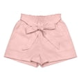 thumbnail image 7 of Lullu Girls High Waist Shorts Summer Casual Loose Shorts with Belt Pockets, Sizes 4-14, 7 of 7