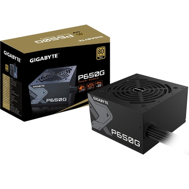 Fuente de Poder PC 650W Gamer GIGABYTE P650G 80 Plus Gold