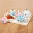 thumbnail image 4 of Kid Pretend Teapot Set for Tea Party Kitchen Pretend Playset Toy, 4 of 7