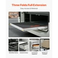 thumbnail image 6 of KFFKFF Set of Two Drawer Rails, Sizes Ranging from 18 to 60 inches, Capable of Supporting up to 500 lbs, Equipped with Locking Mechanism and Ball Bearings, Side Mount Installation, 6 of 9