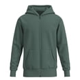 thumbnail image 1 of Sudadera Simply Basic Talla CH con Capucha y Forro de Borrega Militar, 1 of 4