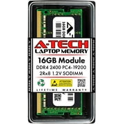 A-Tech 16GB RAM Replacement for CT16G4SFD824A | DDR4 2400MHz PC4-19200 (PC4-2400T) CL17 SODIMM 2Rx8 1.2V Non-ECC