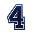thumbnail image 2 of Apmemiss Clearance Arabic Numbers 0-9 Iron-On Sew-On Embroidery Patches, Flat Embroidery Cloth Stickers with Backing for Clothing Backpack School Uniform DIY Decoration, 2 of 6