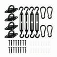 thumbnail image 1 of 44 Pcs Sun Shade Sail Hardware Kit for Triangle Rectangle Sun Shade Sail Installation,for Patio, Garden Outdoors, 1 of 8