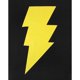 thumbnail image 2 of Shazam - Camiseta con logo para mujer (Negro), 2 of 3