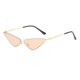 thumbnail image 2 of Gafas de terre de para mujer, para hombre, con montura metálica estrecha, gafas de terre, gafas champán BLESIY Gafas de sol de moda para mujer, 2 of 4