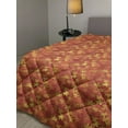 thumbnail image 2 of Orange Down Alternative Comforter, Birds with Heart Shapes Swirling Patterns on Burnt Orange Vintage Backdrop, Microfiber Quilt for All Season, 5 Sizes, Orange Yellow White, by Ambesonne, 2 of 3