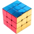 thumbnail image 3 of Moyu Meilong 3x3x3 Reflective Metallic Mirror Shiny Stickerless Speed Cube 3x3 Metallic Magic Cube Puzzle Toys, 3 of 5