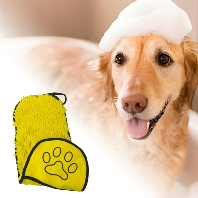Pet Bath Towel Set Super Absorbent Microfiber Hand Wipes for Dogs and Cats Grooming After Wash Care