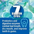 thumbnail image 3 of Probiotiv Chewable Oral Probiotics | Promotes Healthy Gums & Teeth | Dry Mouth Relief | Helps Defend Against Bad Breath & Dental Problems | Breath Freshener | 30 Mint Tablets, 3 of 6