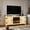 Oak Color, variant on 60" Electric Fireplace TV Console, Wood TV Stand with 26 Inch Fireplace Insert for TVs Up to 70", Barnwood Color Living Room Bedroom TV Stand Storage Cabinet