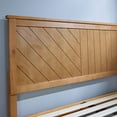 thumbnail image 6 of MUSEHOMEINC Solid Wood Platform Bed with Headboard, Rustic Pine Finish, Queen, 6 of 10