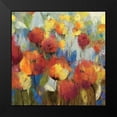 thumbnail image 2 of Jensen, Asia 20x20 Black Modern Framed Museum Art Print Titled - Meadow Flowers, 2 of 5