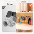thumbnail image 3 of Organizador de ropa para muñecas WALLFID plegable con 15 perchas y varilla, 3 of 6
