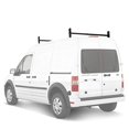 thumbnail image 2 of Modèle DX36 Compatible Ford Transit Connect 2008-13 Acier 2 Barres Système de Perçage Utilitaire pour Toit de Van - Blanc Mat, 2 of 4