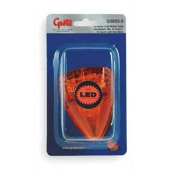 GROTE G5053 Marker Lamp,LED,School Bus Wedge,Yellow