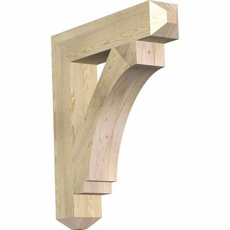 

Ekena Millwork 6 W x 32 D x 36 H Imperial Craftsman Rough Sawn Bracket Douglas Fir