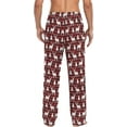 thumbnail image 2 of CROPD Fashion Pajama Pants Mens Lounge Pants Super Soft Men Pajama Bottoms with Pockets Drawstring, 2 of 7