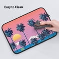 thumbnail image 5 of Pofeuu Beach with Palm Trees Print Laptop Carrying Case,13-15-Inch Laptop and Tablet, Sleek Design, Durable and Water-Repellent Fabric, Business Casual or School-15 inch, 5 of 8