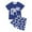 AB74 Blue, variant on 2 Pieces Summer Outfit Set For Toddler Boys Cartoon Car Print Short Sleeve Crew Neck Tops And Shorts Set Comfortable Fashion Little Boys School Playwear Size 6-7 Years