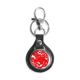 thumbnail image 1 of Corte de papel de China buey animal del Zodiaco Coche de metal llavero anillo de cuero llavero de regalo, 1 of 4