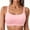 C-Pink89, variant on Bikini Tops For Women Full Coverage Padded Adjustable Wide Straps Solid Color Swimsuit Top Water Sports Bra