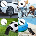 thumbnail image 6 of Portable Electric Digital Tire Inflator Air Compressor, Smart Car Tire Pump Bicycle Air Pump, 2500mAH 120PSI Pressure Gauge, for Car Bike Motorcycle, Various Balls, Multiuse Flashlight and Powerbank, 6 of 8