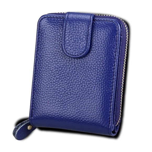 Tarjetero multifunción para carnet de conducir de hombre, tarjetero de piel con rfid, tarjetero para mujer
