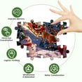 thumbnail image 6 of ToyKingdee Jigsaw Puzzle for Adults Challenging Puzzles for Game Nights Wooden Puzzle Personalized Custom Woodpuzzles for Family Cute Santa Claus Picture Puzzles, 6 of 8
