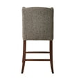 thumbnail image 4 of Better Homes & Gardens Windsor Upholstered Wingback Counter Stool 2 Pack, Truffle Brown, 4 of 5