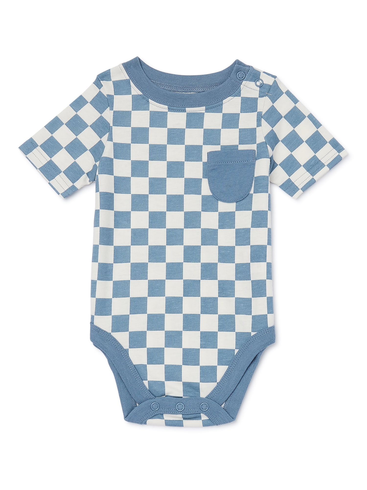 Garanimals Baby Boy Short Sleeve Print Bodysuit, Sizes 0-24 Months