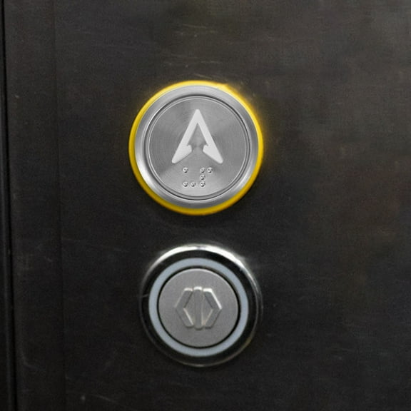 NICEXMAS Round Elevator Button Stainless Steel Replacement Compatible with Multiple Elevator Control Systems