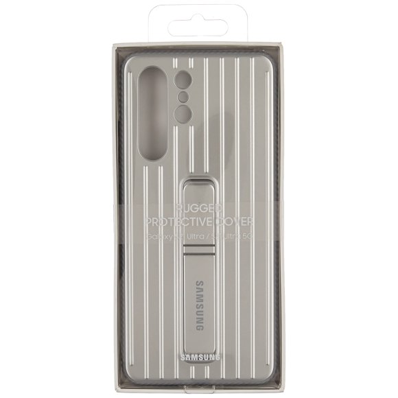 Funda Protectora Resistente Samsung Galaxy S21 Ultra Plata
