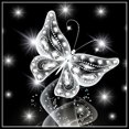 thumbnail image 2 of Dalazy Black White Butterfly Rhinestone Painting Cross-stitch Needlework 5D Embroidery Picture Drawing Needlework Stitchwork, 2 of 9