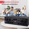 thumbnail image 4 of Receptor estéreo inalámbrico Bluetooth Karaoke Pyle PTA42BT, 4 of 7