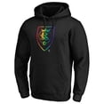 thumbnail image 2 of Men's Black Real Salt Lake Team Pride Logo Pullover Hoodie, 2 of 3