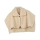 thumbnail image 1 of Chal de invierno para mujer, chal con hombros, capa, ponchos suaves, bufanda de lana, almohadilla protectora para el cuello para dormitorio de inviern beige, 1 of 8